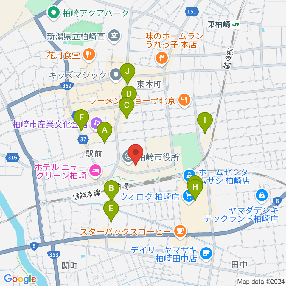 FMピッカラ周辺の駐車場・コインパーキング一覧地図