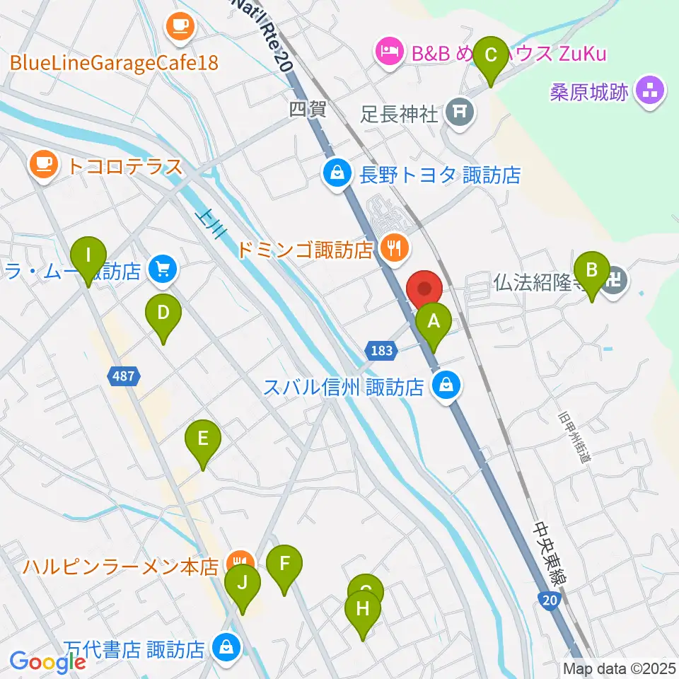 エルシーブイFM769周辺の駐車場・コインパーキング一覧地図