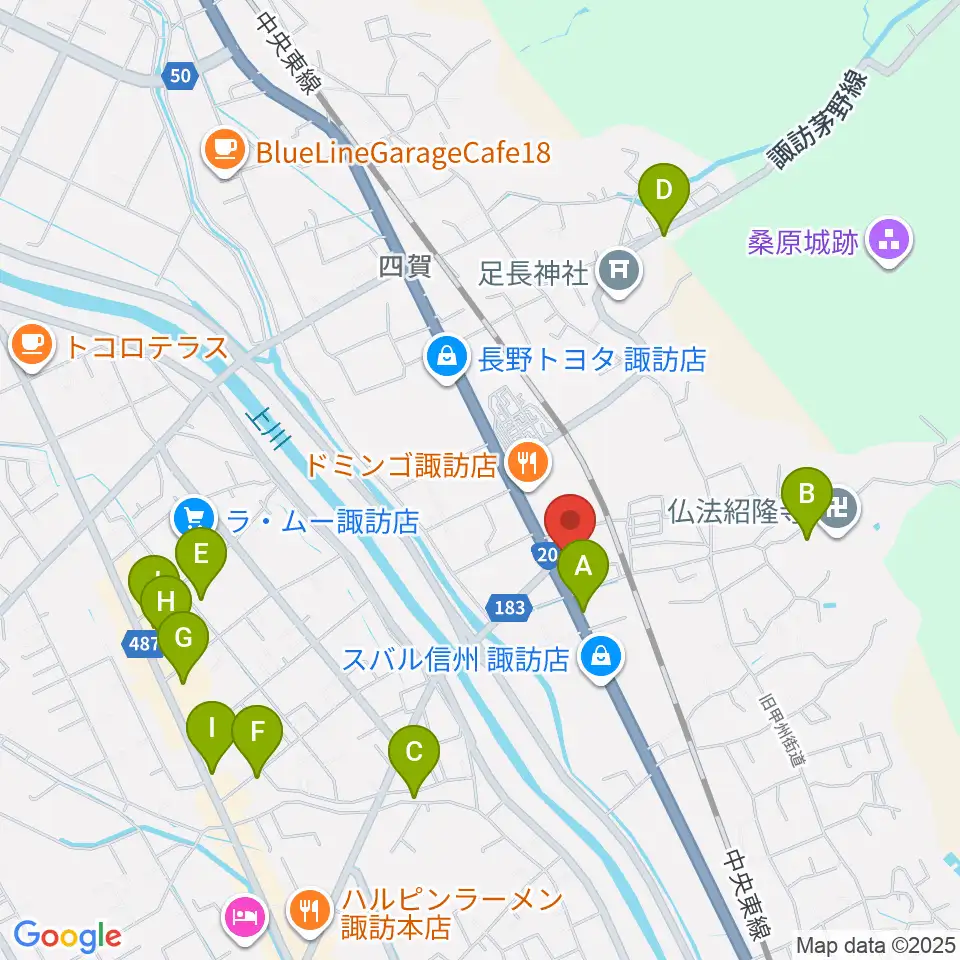 エルシーブイFM769周辺の駐車場・コインパーキング一覧地図