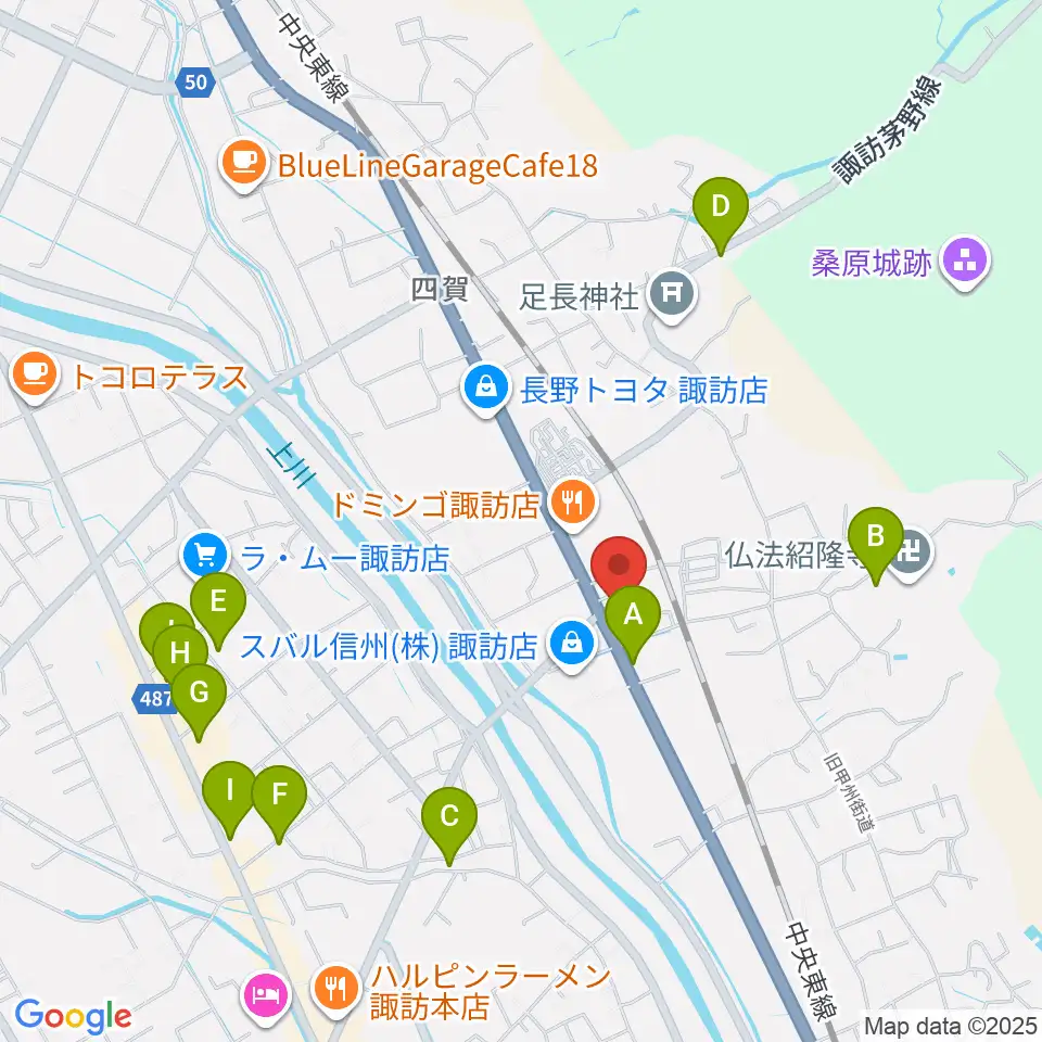 エルシーブイFM769周辺の駐車場・コインパーキング一覧地図