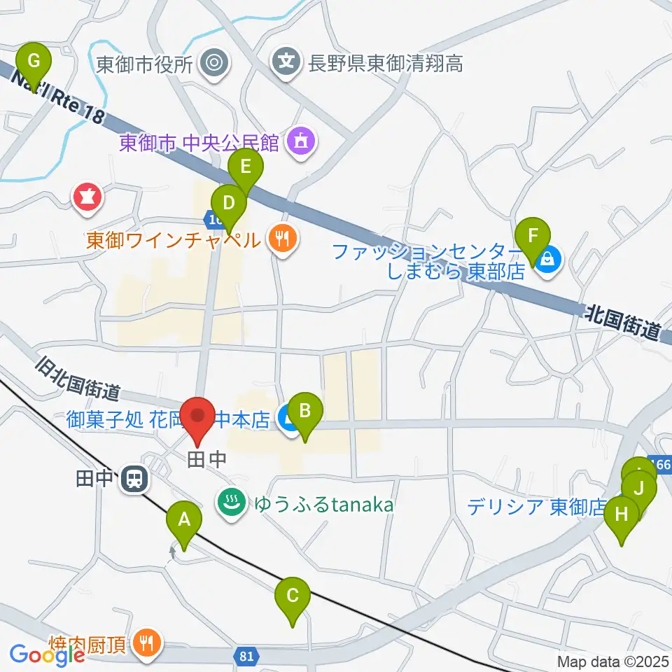 エフエムとうみ周辺の駐車場・コインパーキング一覧地図