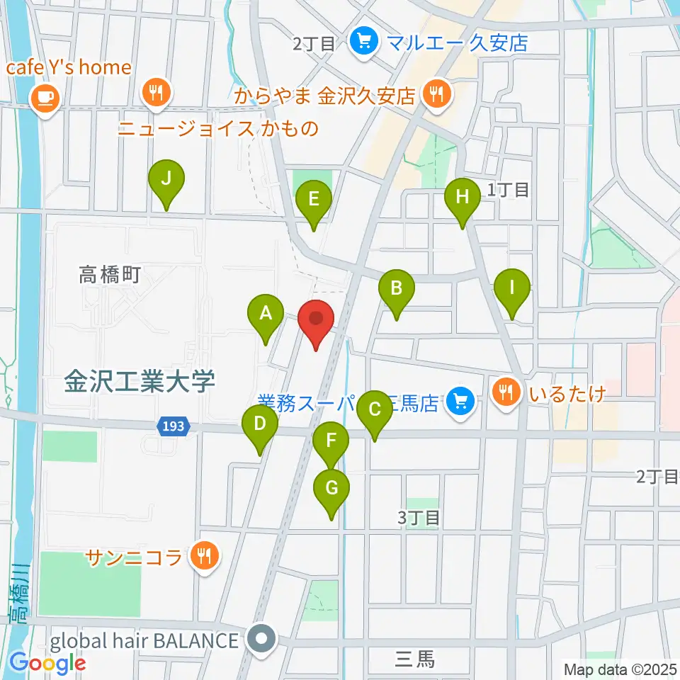 えふえむ・エヌ・ワン周辺の駐車場・コインパーキング一覧地図