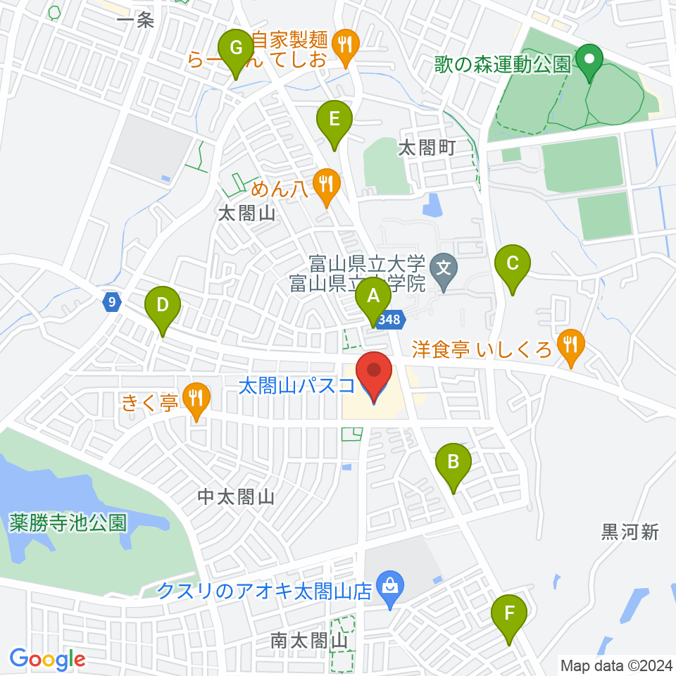 エフエムいみず周辺の駐車場・コインパーキング一覧地図