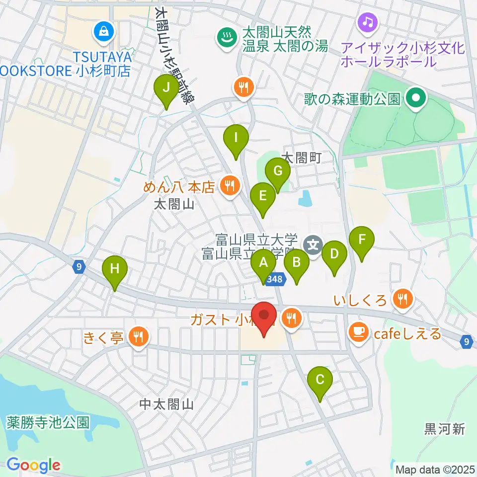 エフエムいみず周辺の駐車場・コインパーキング一覧地図