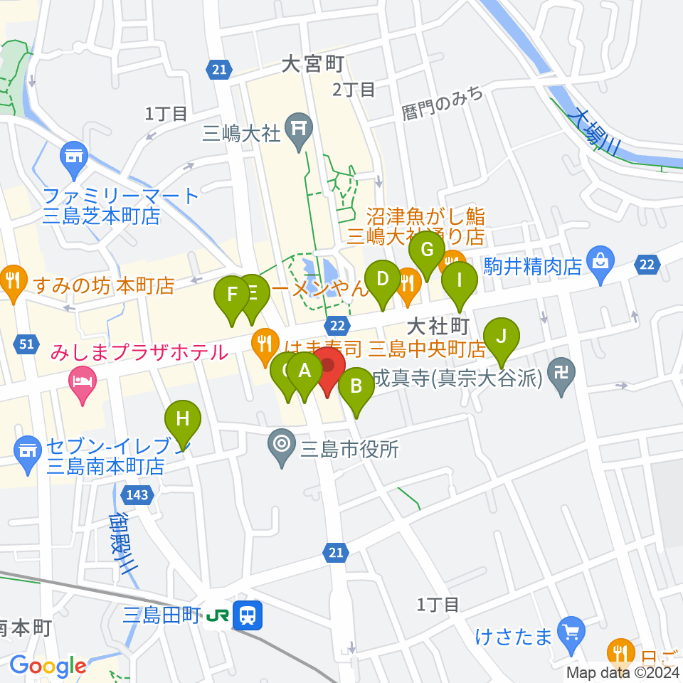 ボイス・キュー周辺の駐車場・コインパーキング一覧地図