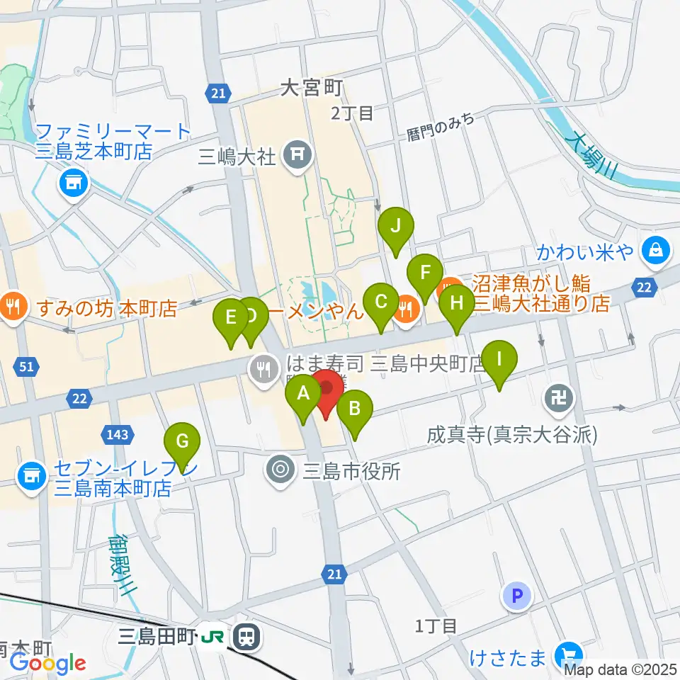 ボイス・キュー周辺の駐車場・コインパーキング一覧地図
