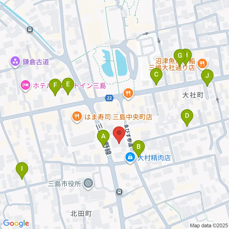 ボイス・キュー周辺の駐車場・コインパーキング一覧地図