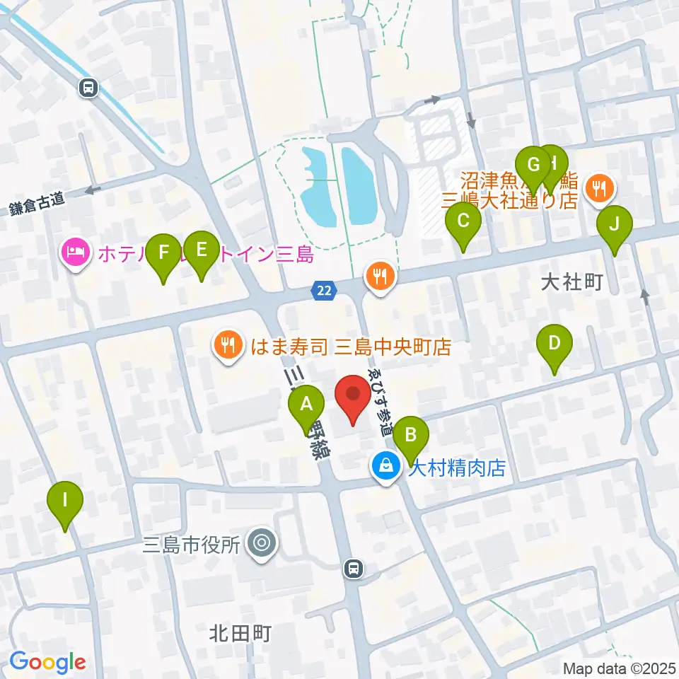 ボイス・キュー周辺の駐車場・コインパーキング一覧地図