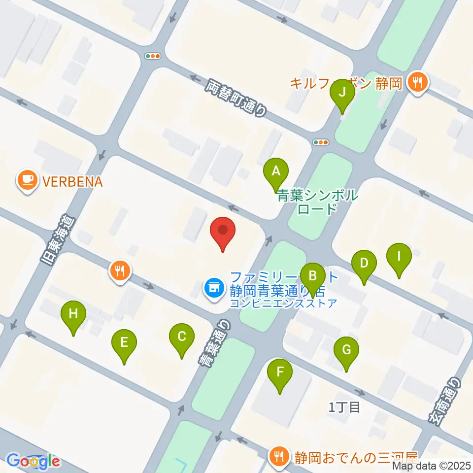 シティエフエム静岡 FM-Hi周辺の駐車場・コインパーキング一覧地図