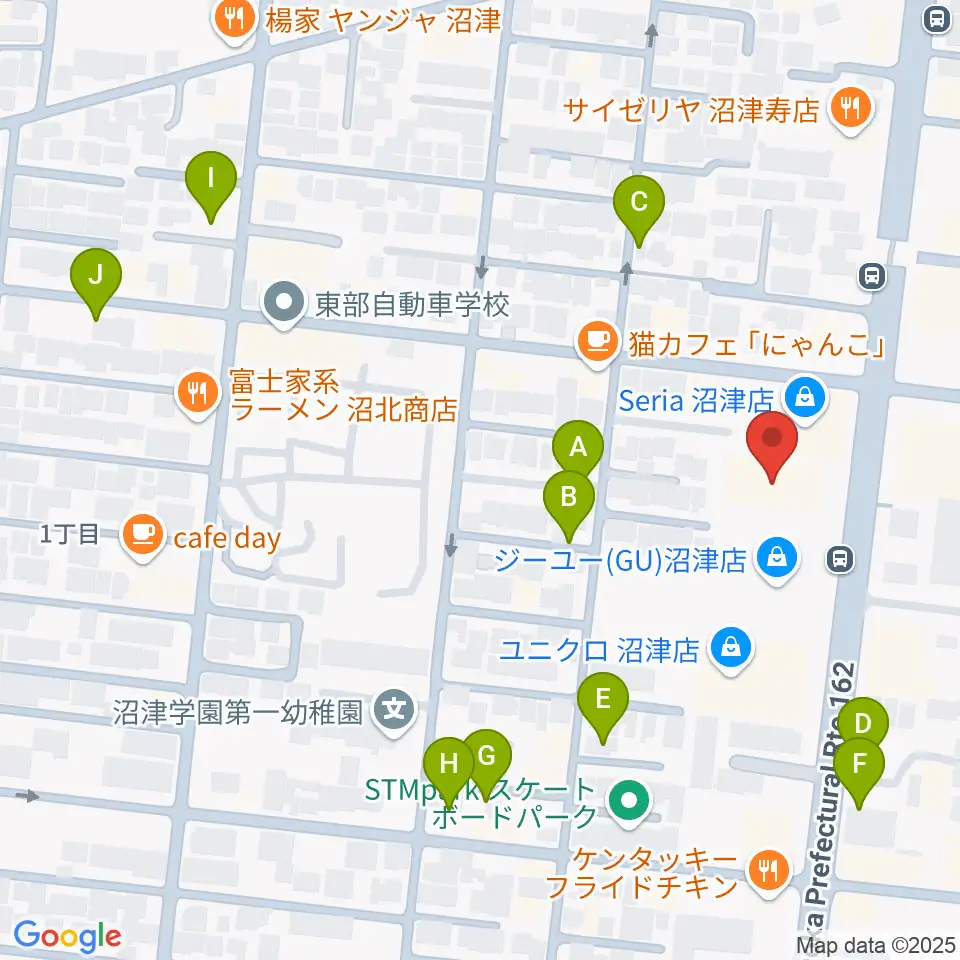 沼津コーストエフエム周辺の駐車場・コインパーキング一覧地図