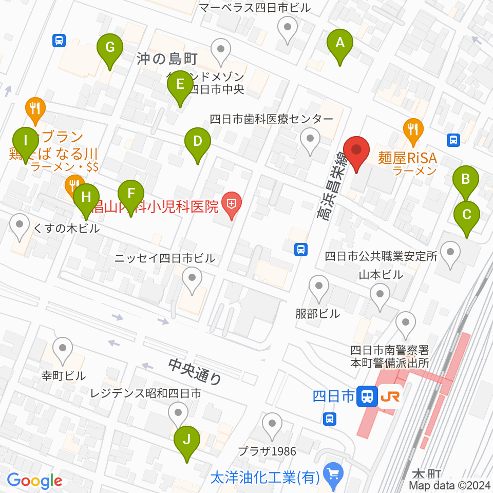 CTY-FM周辺の駐車場・コインパーキング一覧地図