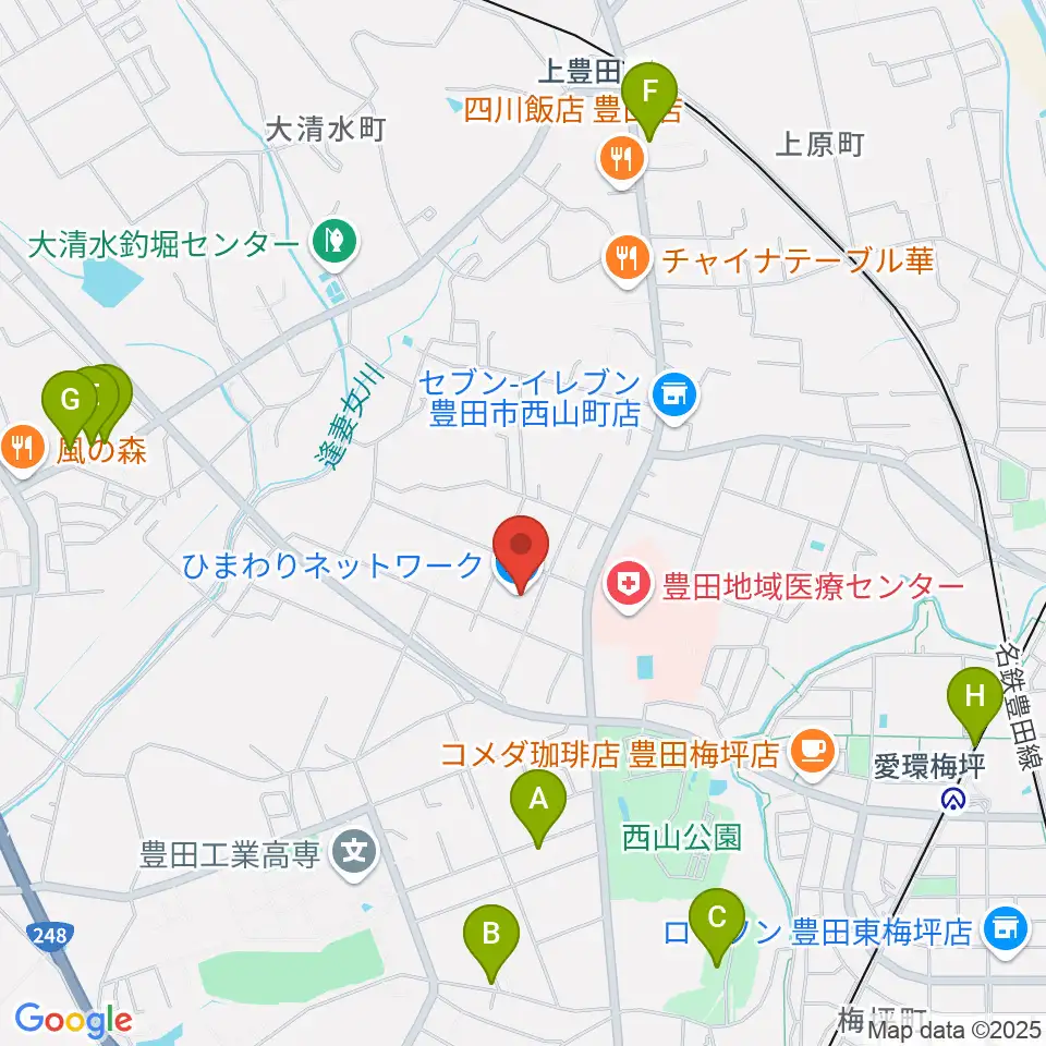 エフエムとよた（ラジオラブィート）周辺の駐車場・コインパーキング一覧地図