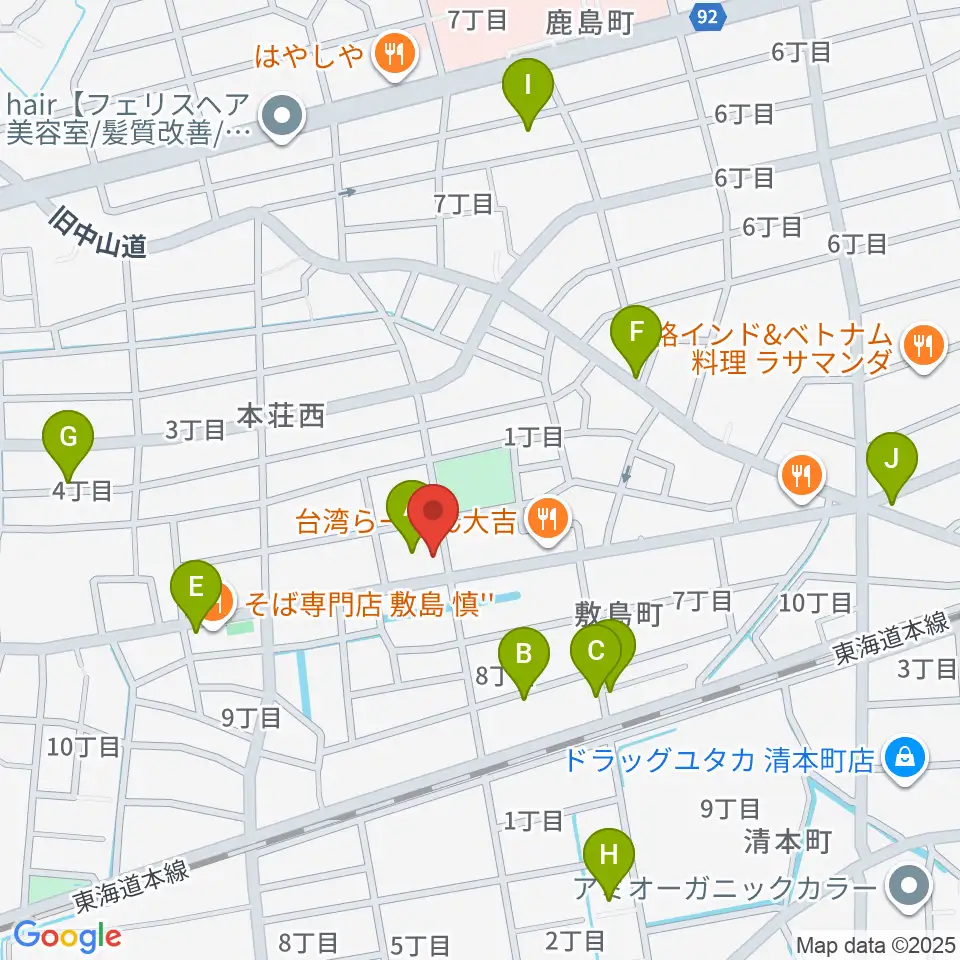 FMわっち周辺の駐車場・コインパーキング一覧地図