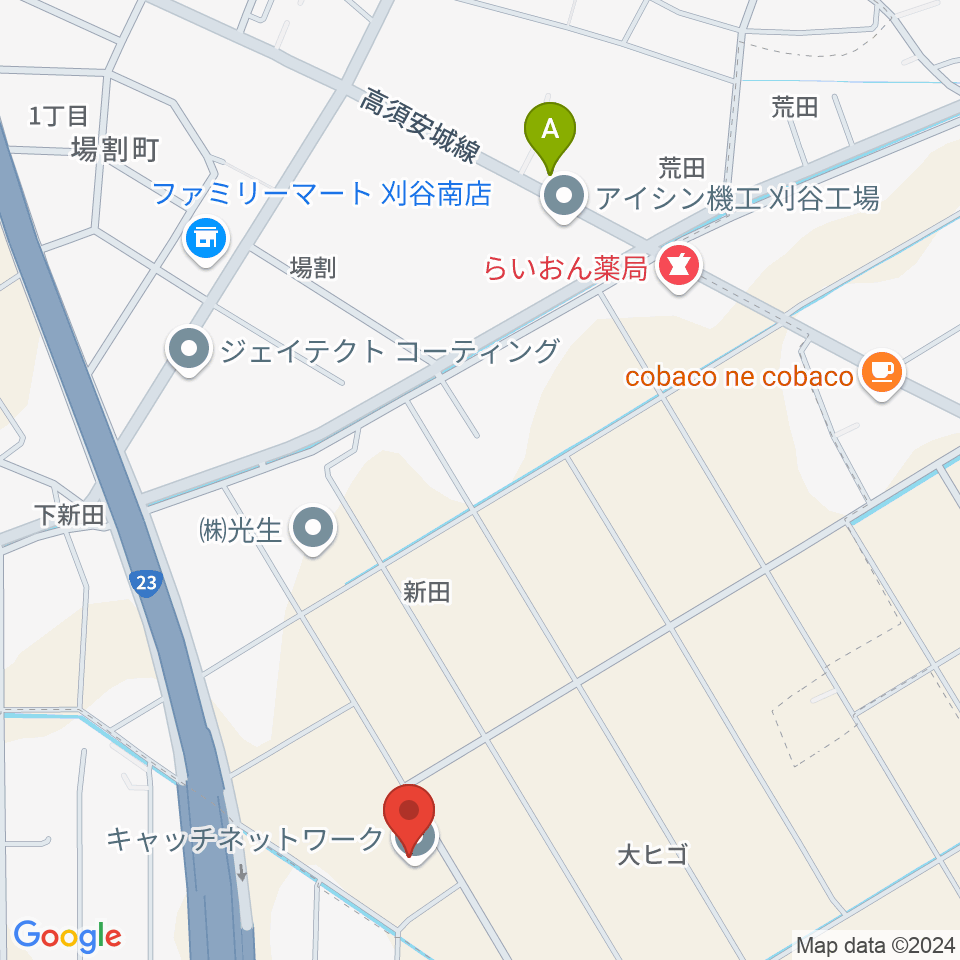 Pitch FM周辺の駐車場・コインパーキング一覧地図