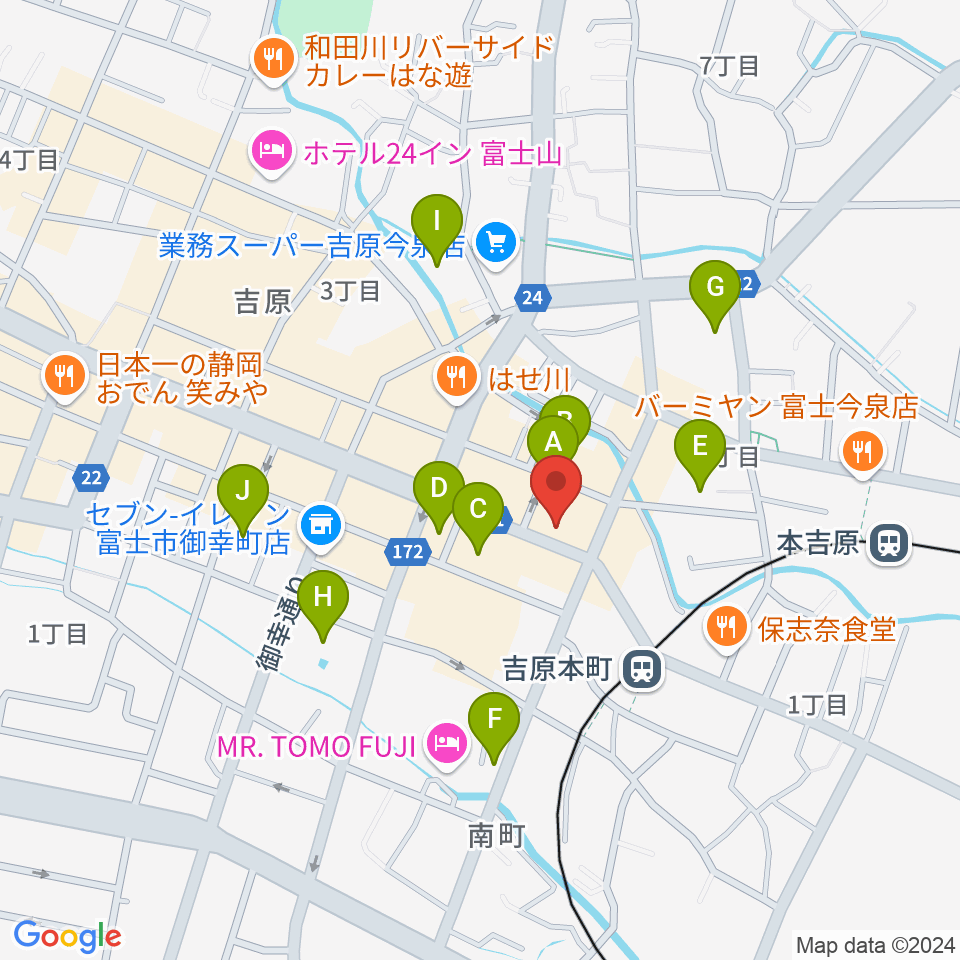 Radio-f（ラジオエフ）周辺の駐車場・コインパーキング一覧地図