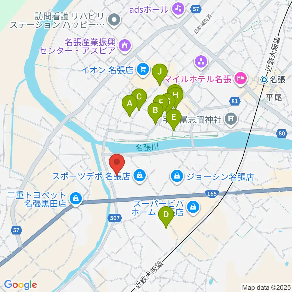 ads.FM周辺の駐車場・コインパーキング一覧地図