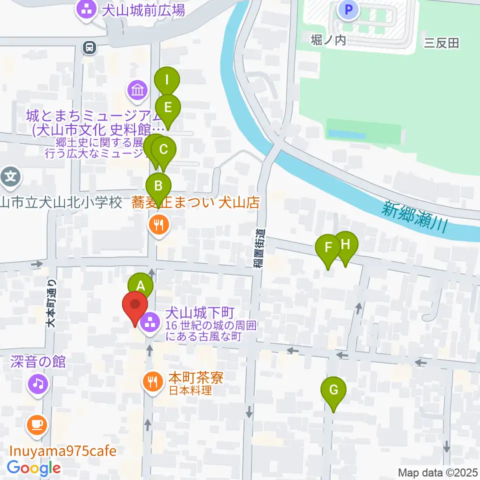 愛知北エフエム United North 84.2周辺の駐車場・コインパーキング一覧地図