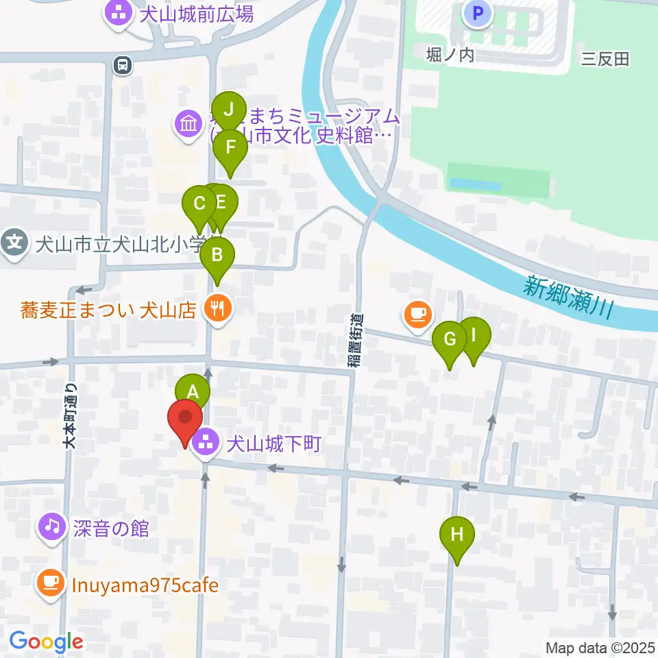 愛知北エフエム United North 84.2周辺の駐車場・コインパーキング一覧地図