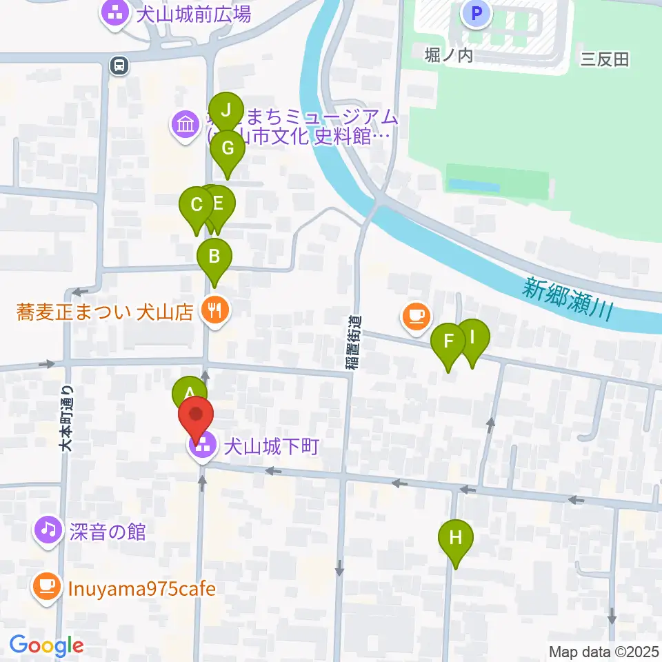 愛知北エフエム放送周辺の駐車場・コインパーキング一覧地図