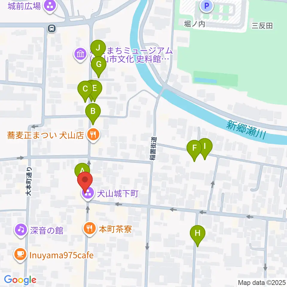 愛知北エフエム放送周辺の駐車場・コインパーキング一覧地図