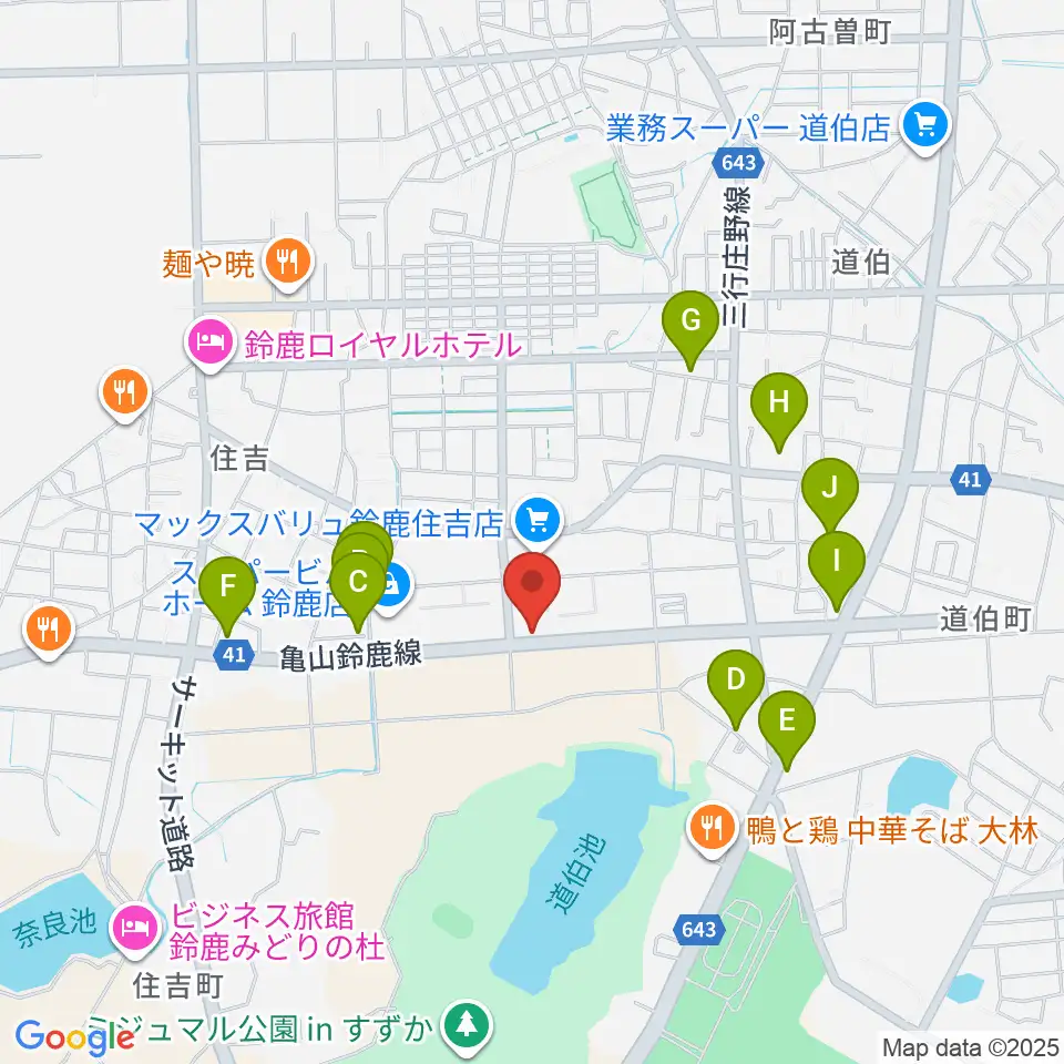 鈴鹿ヴォイスFM周辺の駐車場・コインパーキング一覧地図