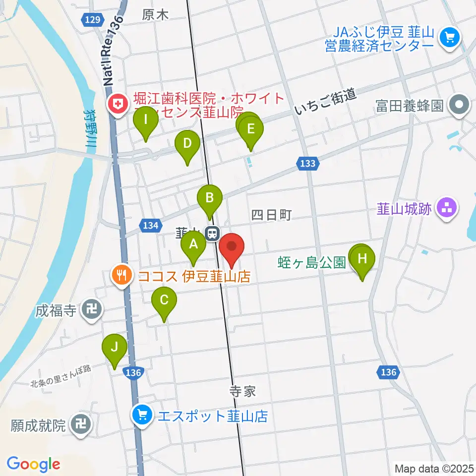 FMいずのくに周辺の駐車場・コインパーキング一覧地図