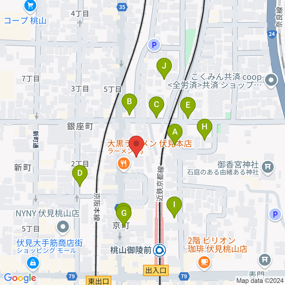 FM845周辺の駐車場・コインパーキング一覧地図