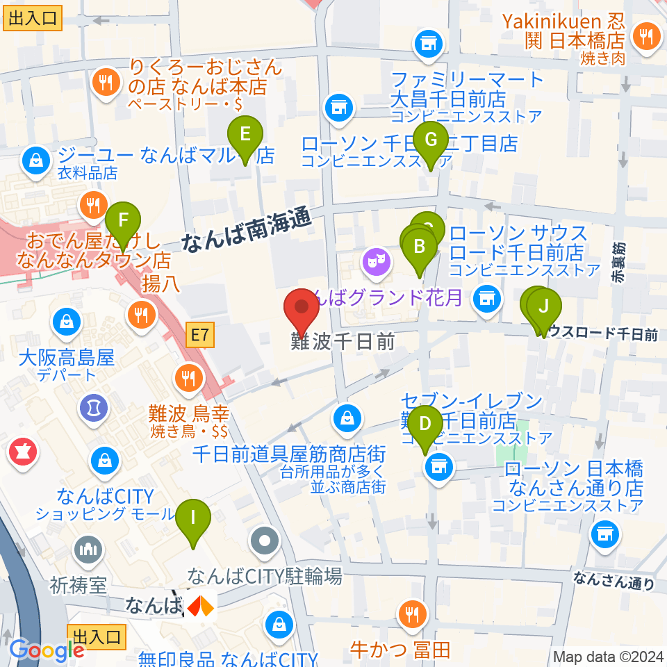 YES-fm周辺の駐車場・コインパーキング一覧地図