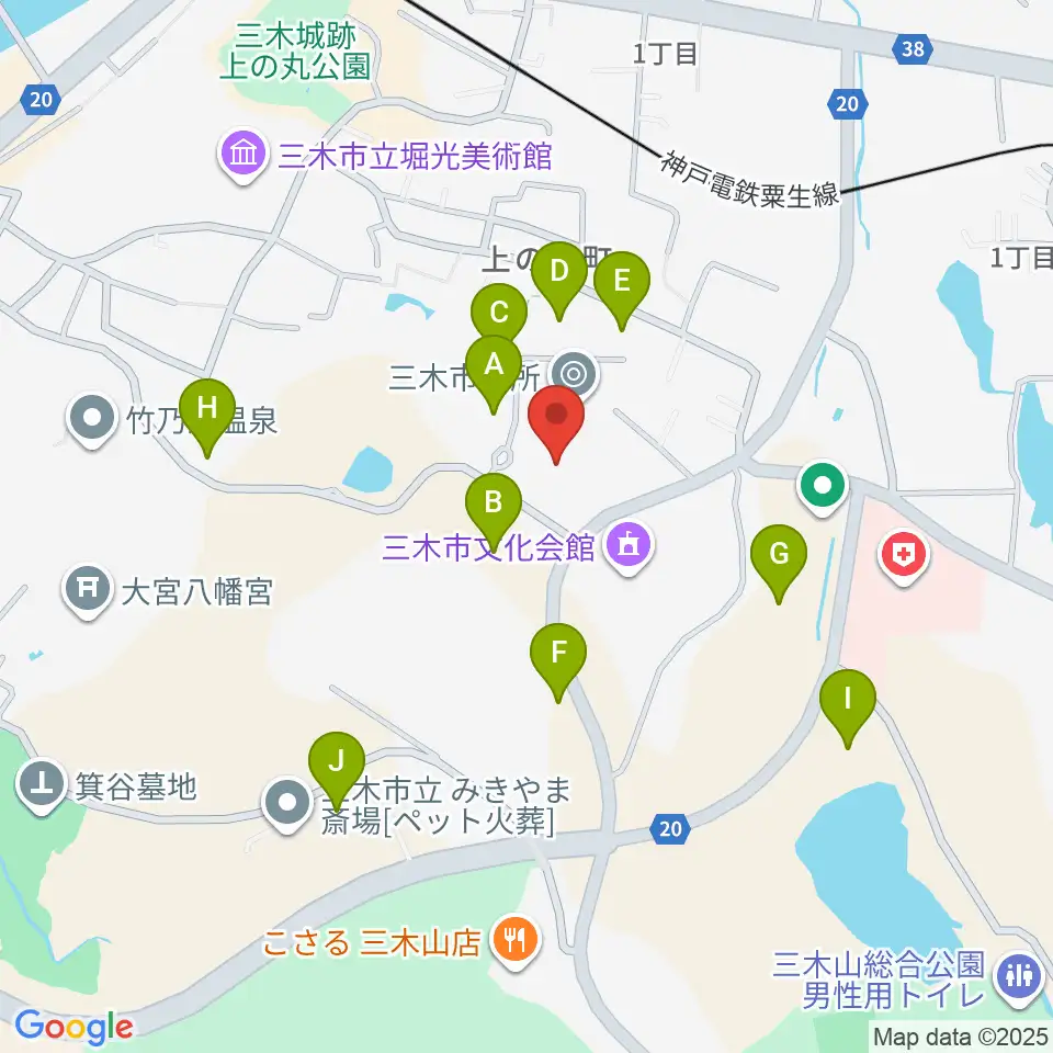 エフエムみっきぃ周辺の駐車場・コインパーキング一覧地図