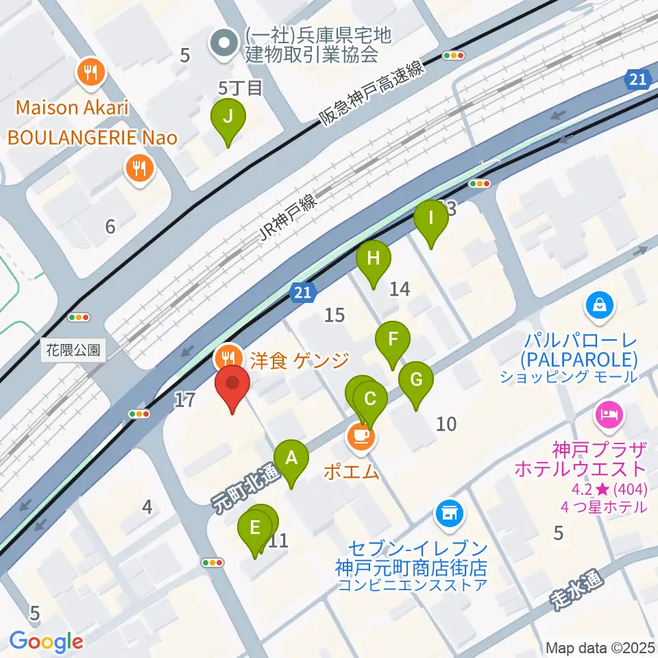 FM MOOV周辺の駐車場・コインパーキング一覧地図