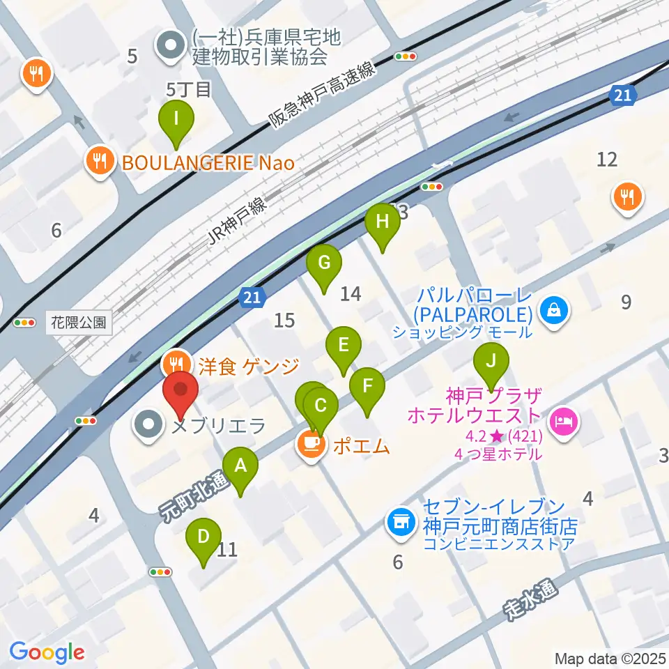 FM MOOV周辺の駐車場・コインパーキング一覧地図