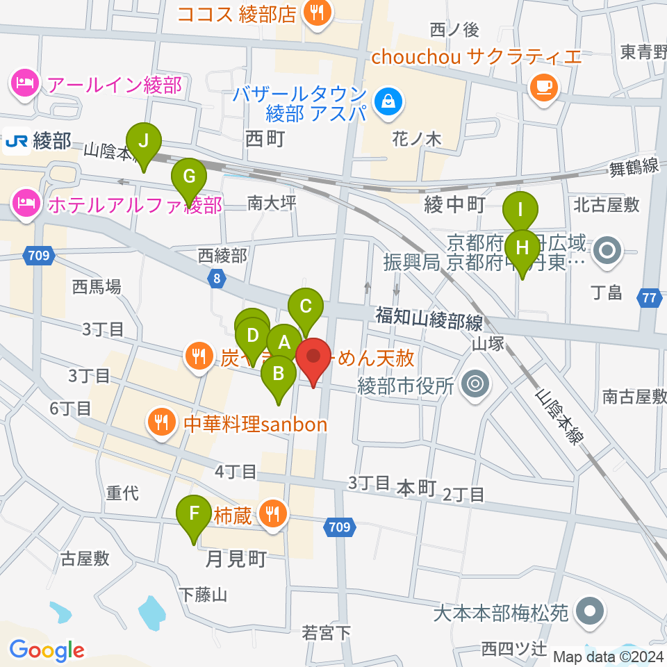 FMいかる周辺の駐車場・コインパーキング一覧地図