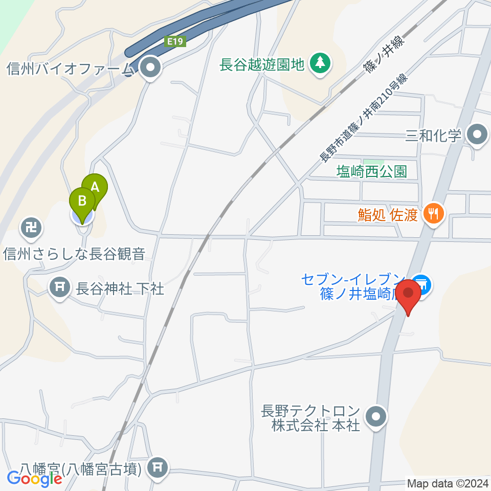 BLUE JOKER周辺の駐車場・コインパーキング一覧地図