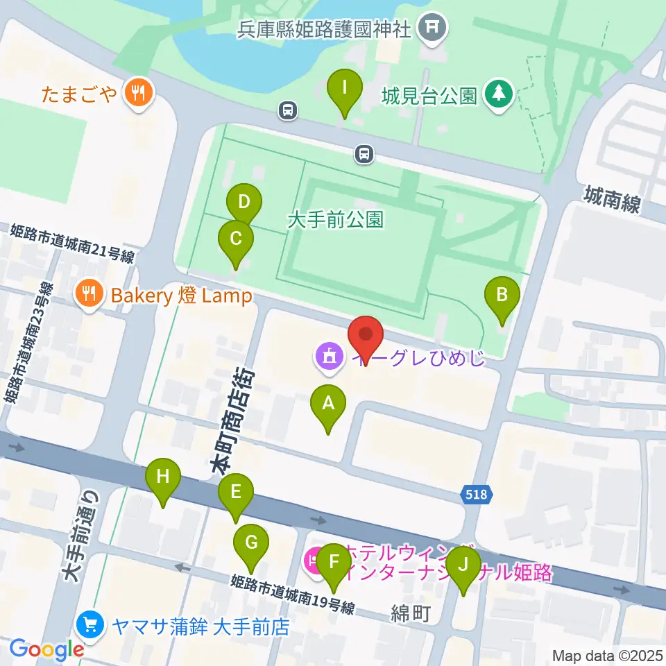 FMゲンキ周辺の駐車場・コインパーキング一覧地図