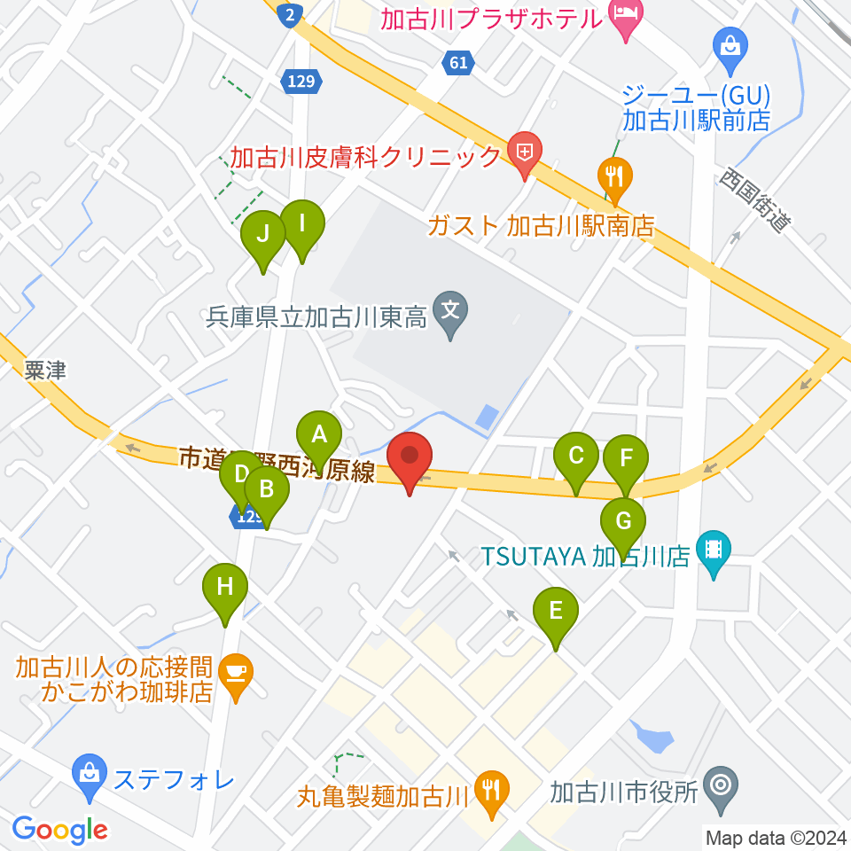 BAN-BANラジオ周辺の駐車場・コインパーキング一覧地図