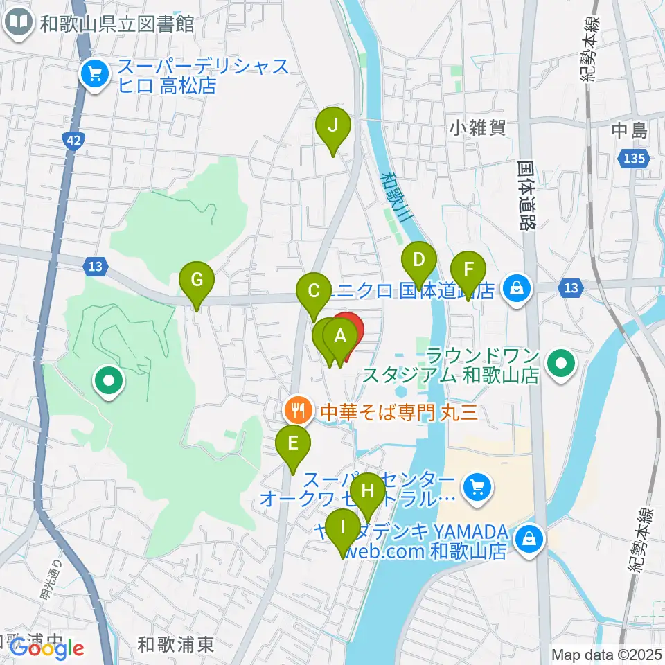 バナナエフエム周辺の駐車場・コインパーキング一覧地図