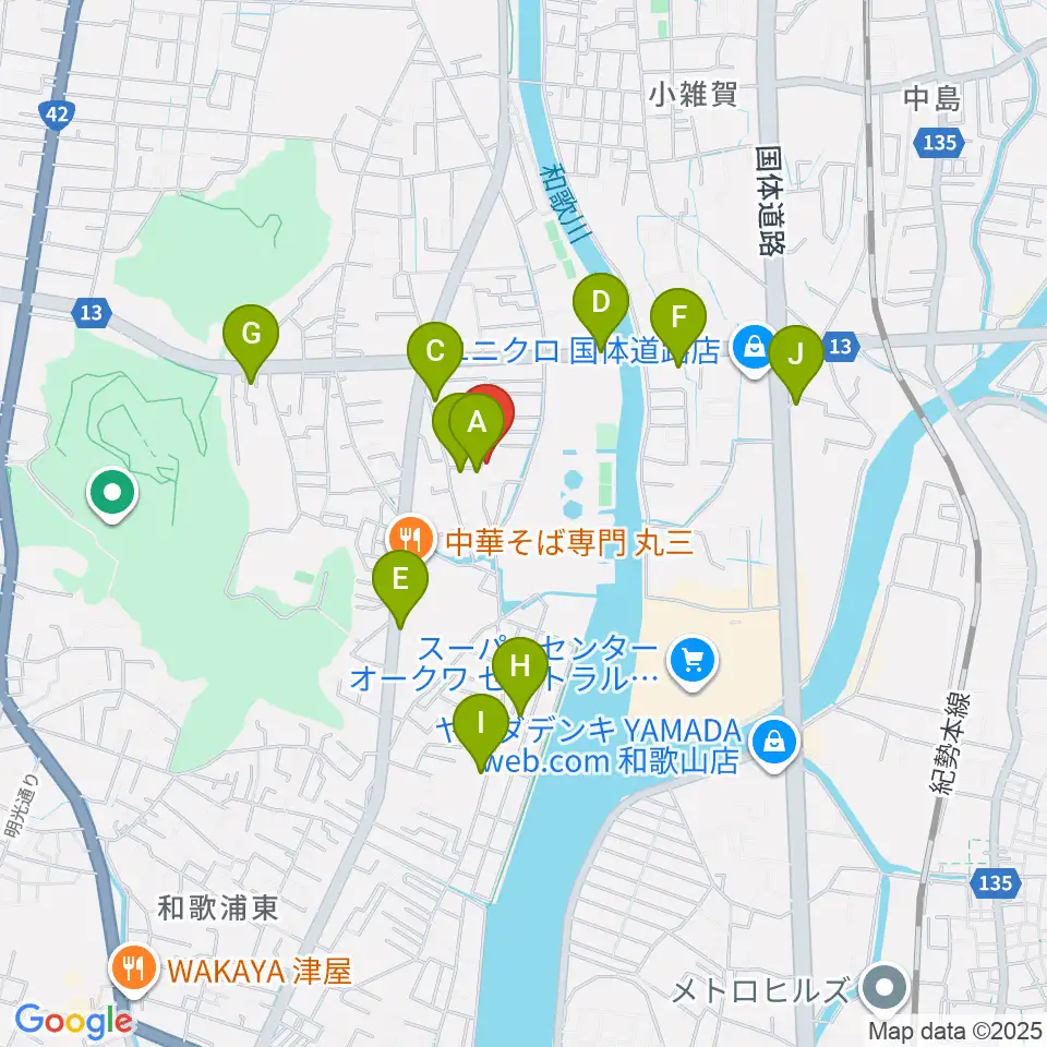 バナナエフエム周辺の駐車場・コインパーキング一覧地図