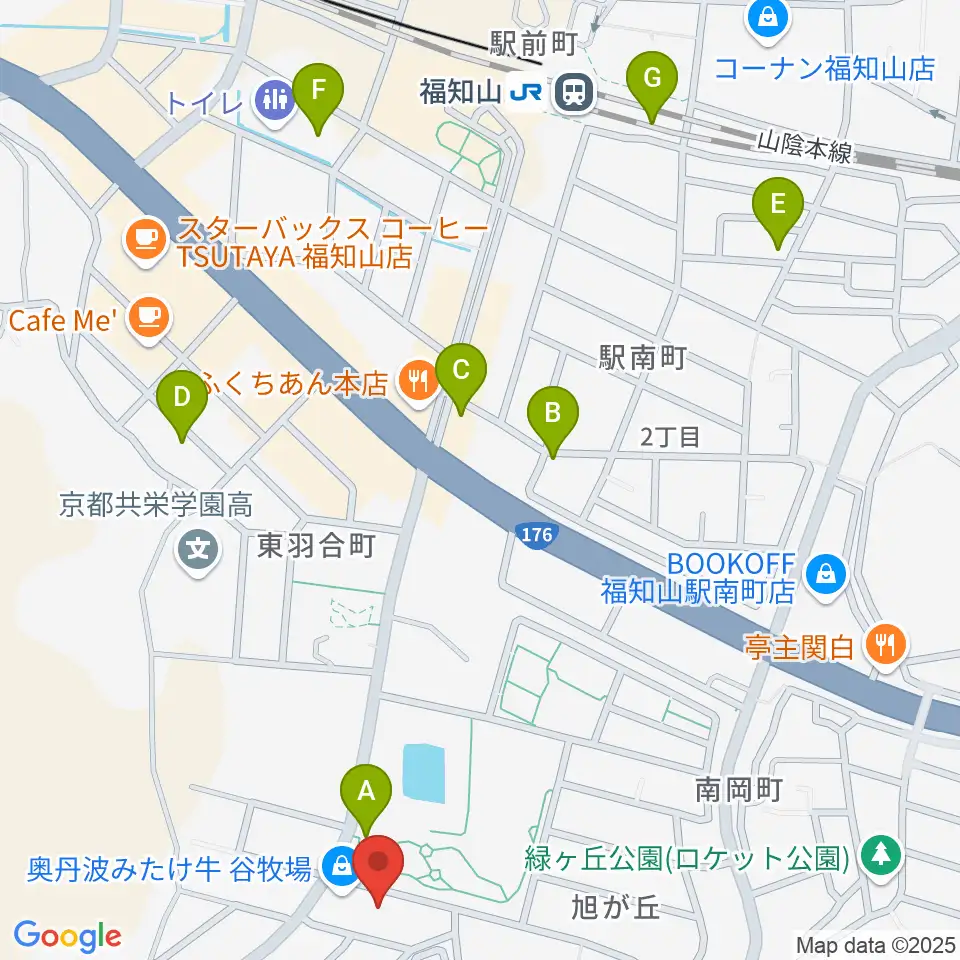 FM丹波周辺の駐車場・コインパーキング一覧地図