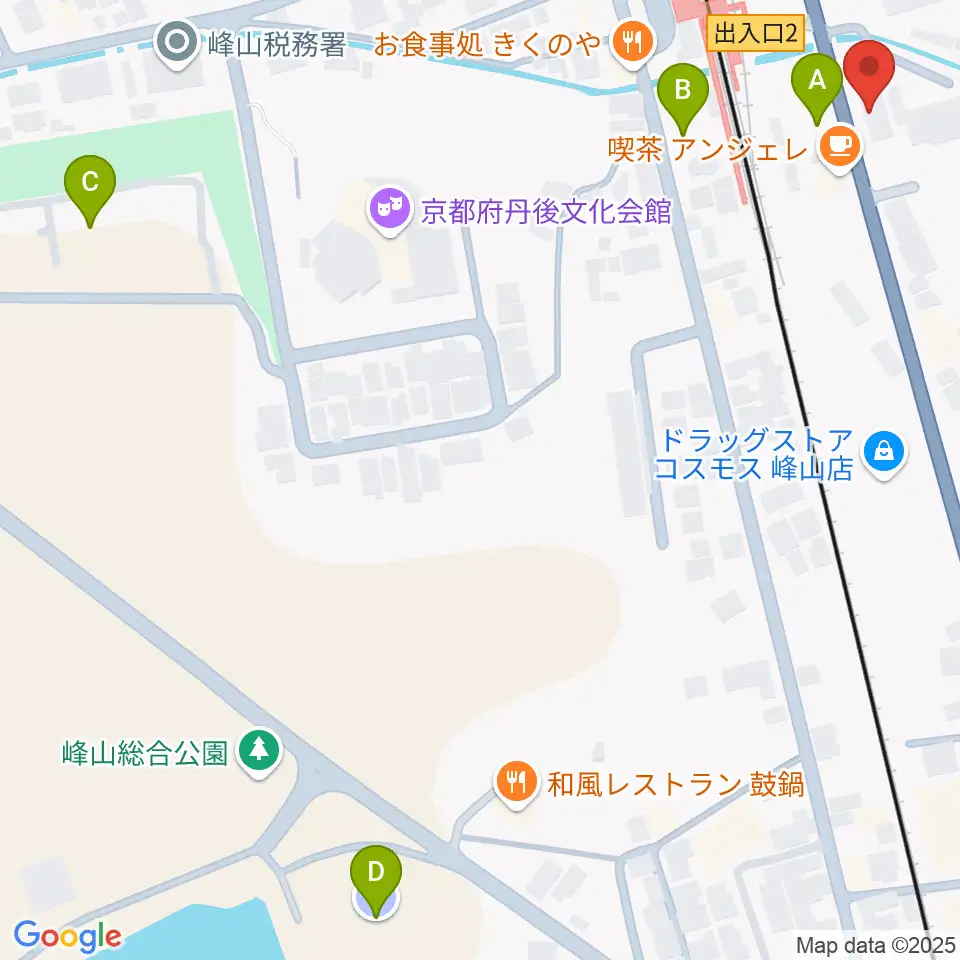 FMたんご周辺の駐車場・コインパーキング一覧地図