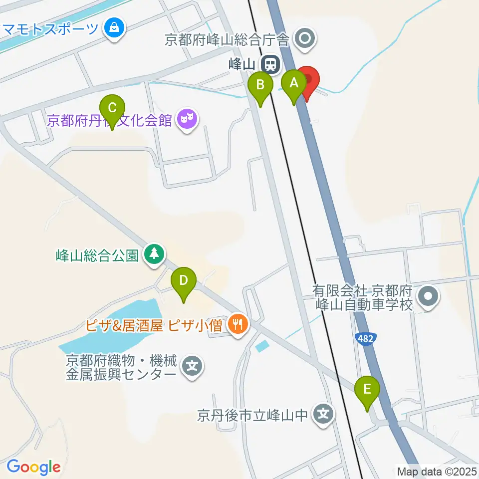 FMたんご周辺の駐車場・コインパーキング一覧地図