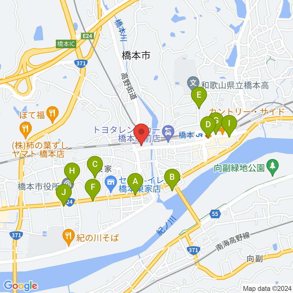 FMはしもと周辺の駐車場・コインパーキング一覧地図