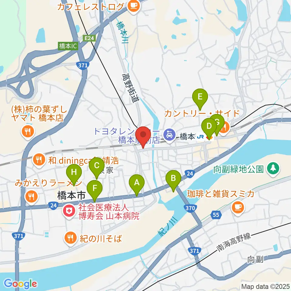 FMはしもと周辺の駐車場・コインパーキング一覧地図