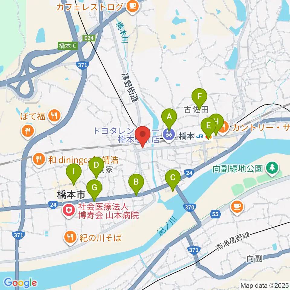 FMはしもと周辺の駐車場・コインパーキング一覧地図