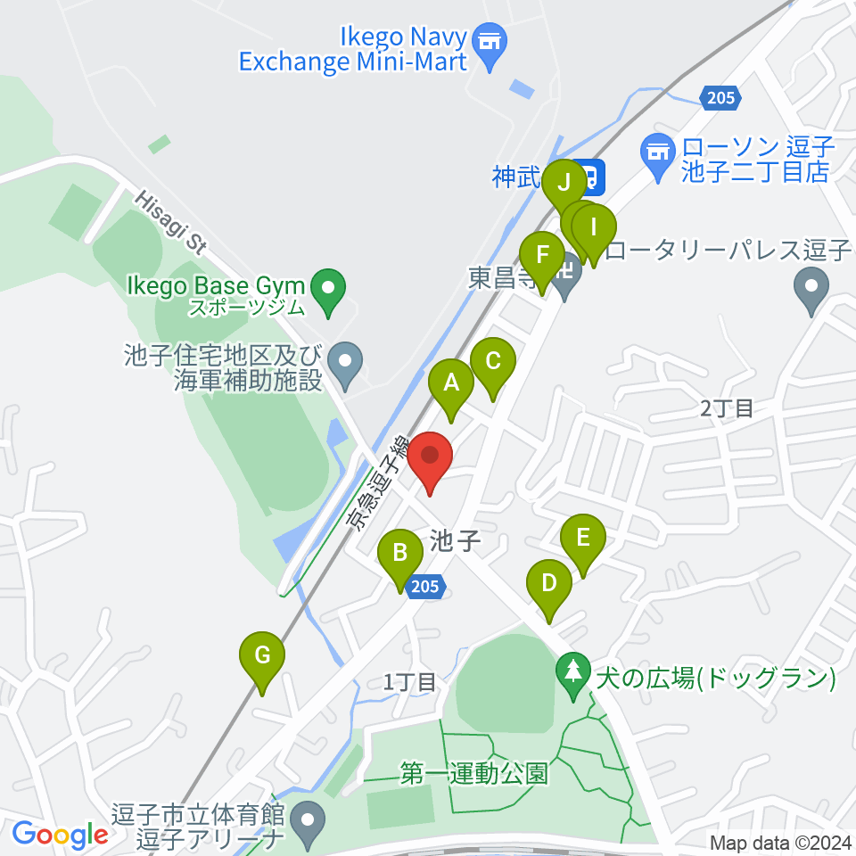 湘南ビーチFM周辺の駐車場・コインパーキング一覧地図