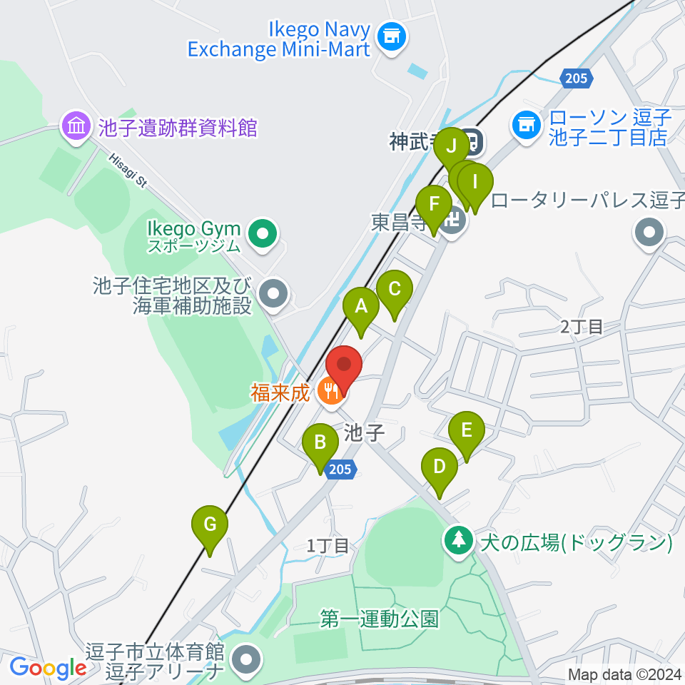 湘南ビーチFM周辺の駐車場・コインパーキング一覧地図