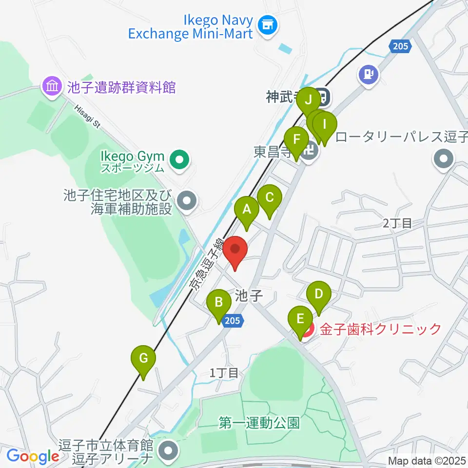 湘南ビーチFM周辺の駐車場・コインパーキング一覧地図