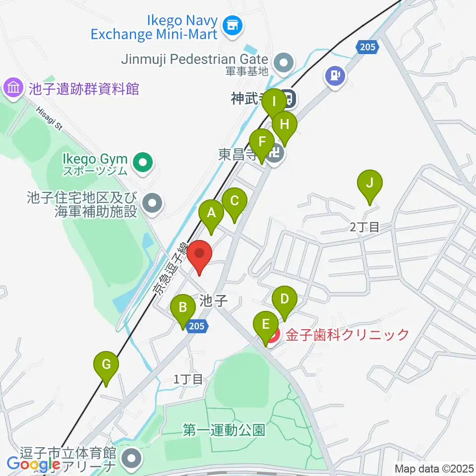 湘南ビーチFM周辺の駐車場・コインパーキング一覧地図