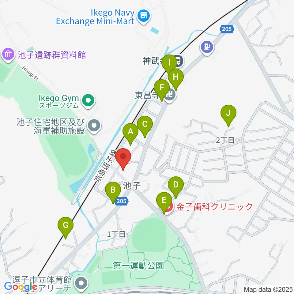 湘南ビーチFM周辺の駐車場・コインパーキング一覧地図