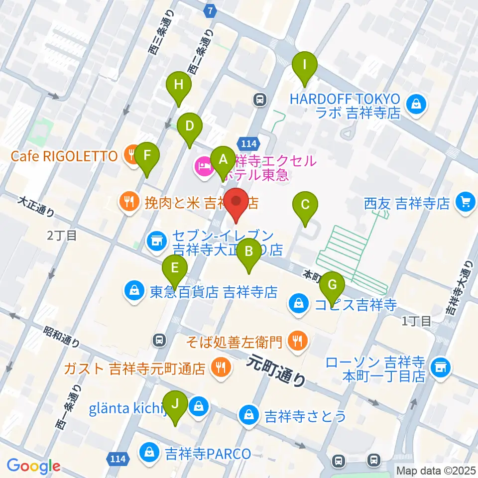 むさしのFM周辺の駐車場・コインパーキング一覧地図