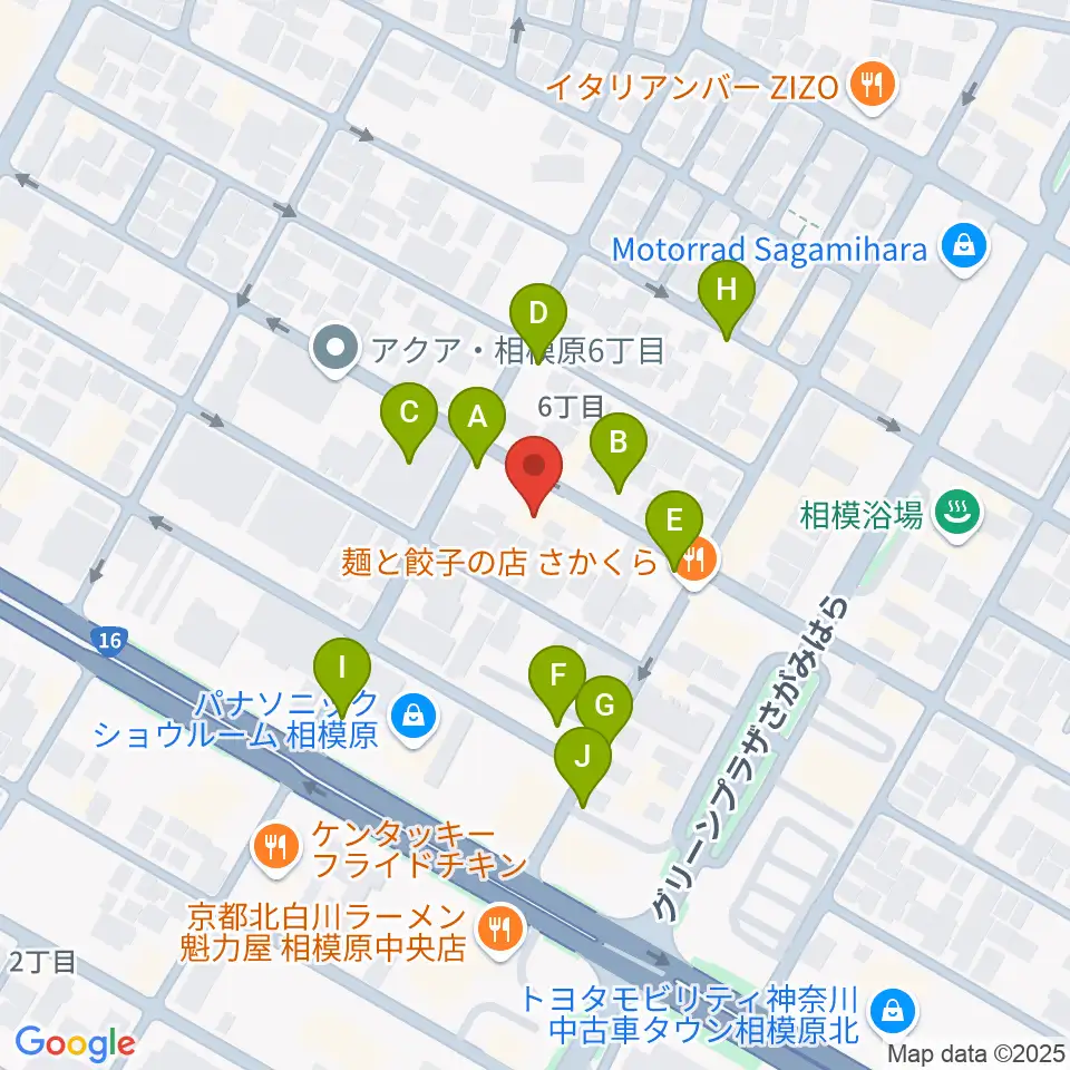 エフエムさがみ FM HOT 839周辺の駐車場・コインパーキング一覧地図